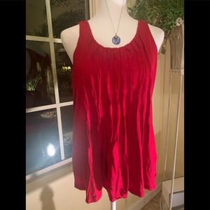 Red Elle sleeveless blouse